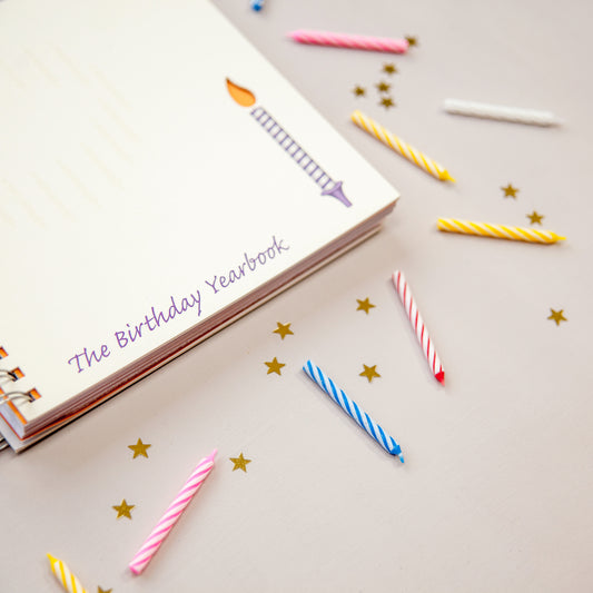 The Birthday Yearbook, a simply yet stunning way to record baby's first 18 years