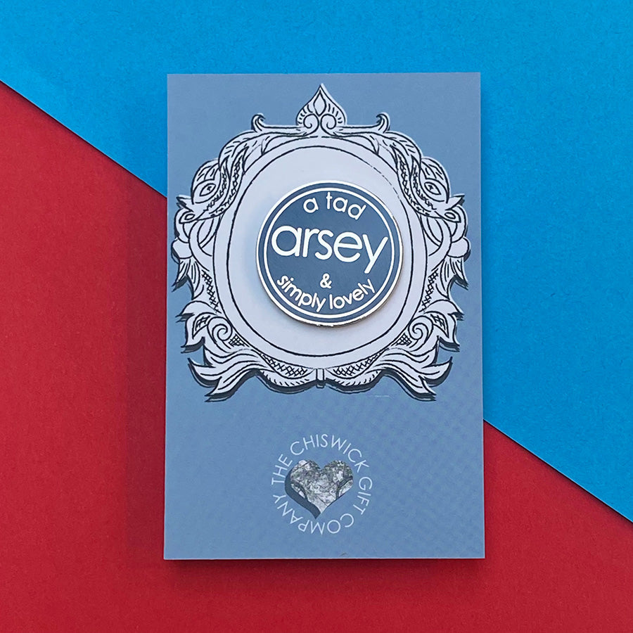 A Tad Arsey & Simply Lovely Enamel Pin