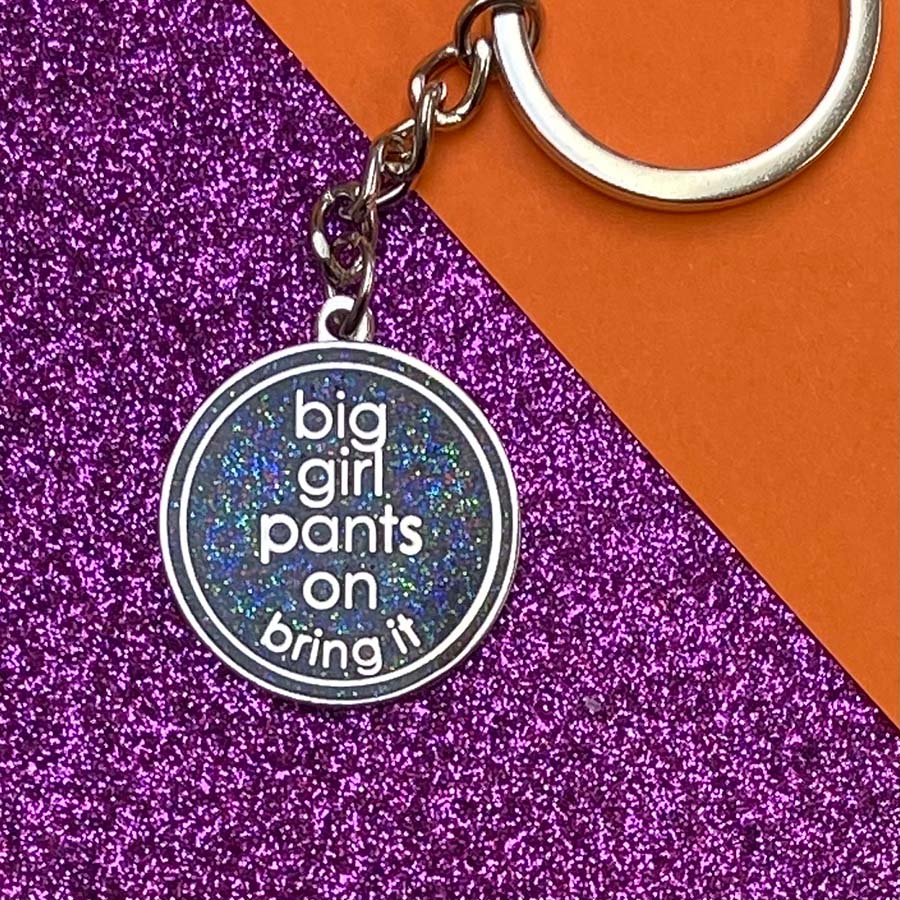 Big Girl Pants On Keyring & Chocolate Gift Set