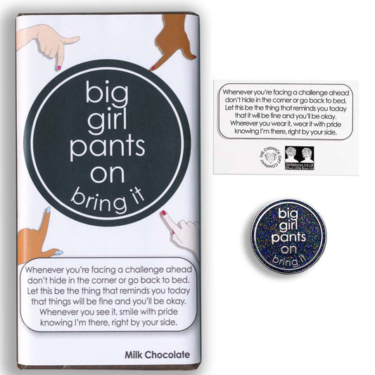 Big Girl Pants On Take With You Token & Chocolate Gift Set