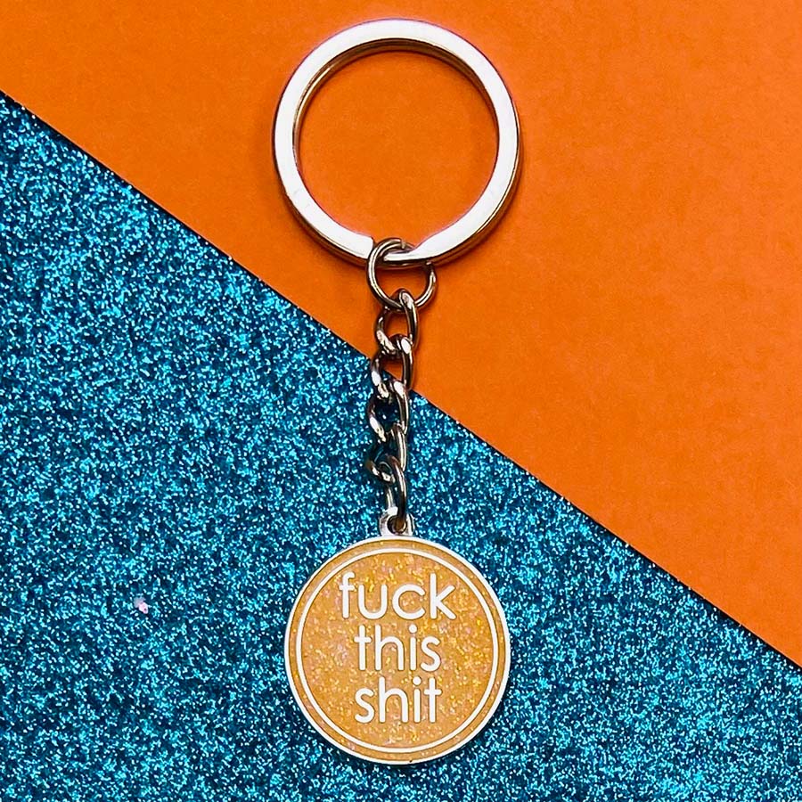 Fuck This Shit Keyring & Chocolate Gift Set