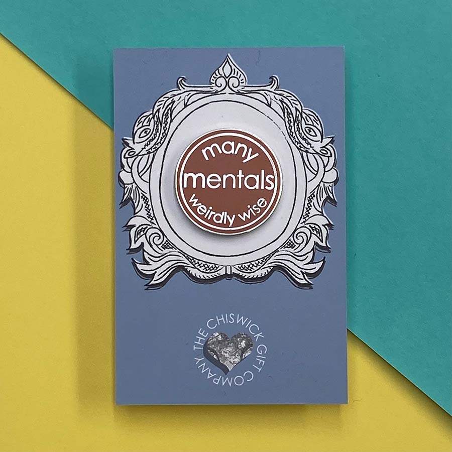 Many Mentals Weirdly Wise Enamel Pin