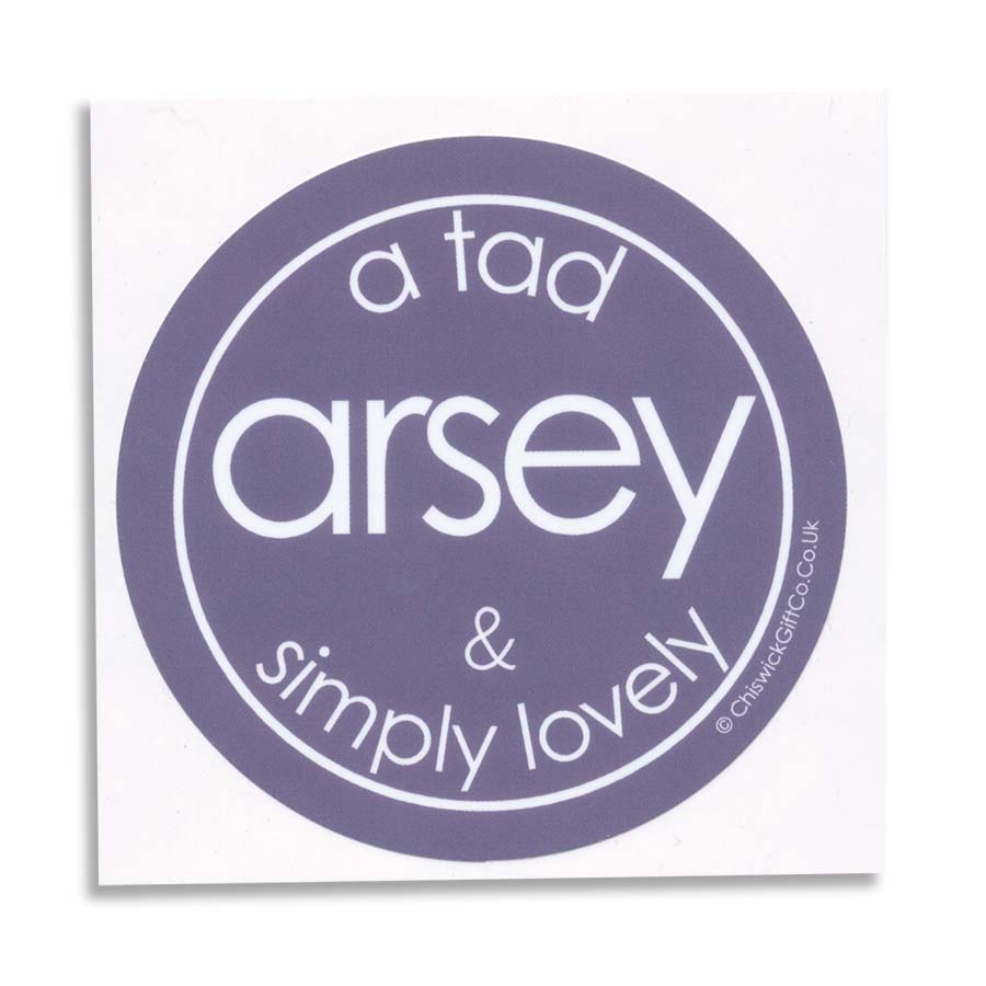 A Tad Arsey & Simply Lovely Vinyl Sticker