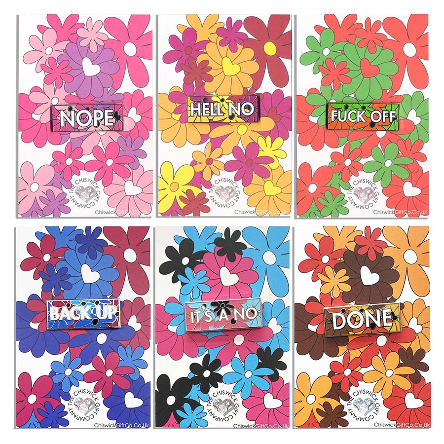 Done - Angry Flowers Enamel Pin