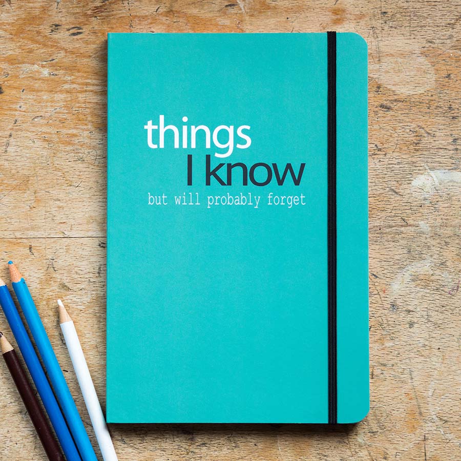 Bundle of 10 for the price of 8 "Things" Notebooks