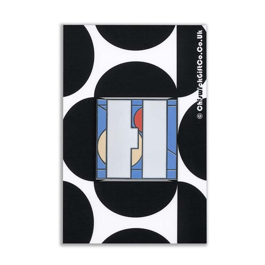 Initial H Enamel Pin