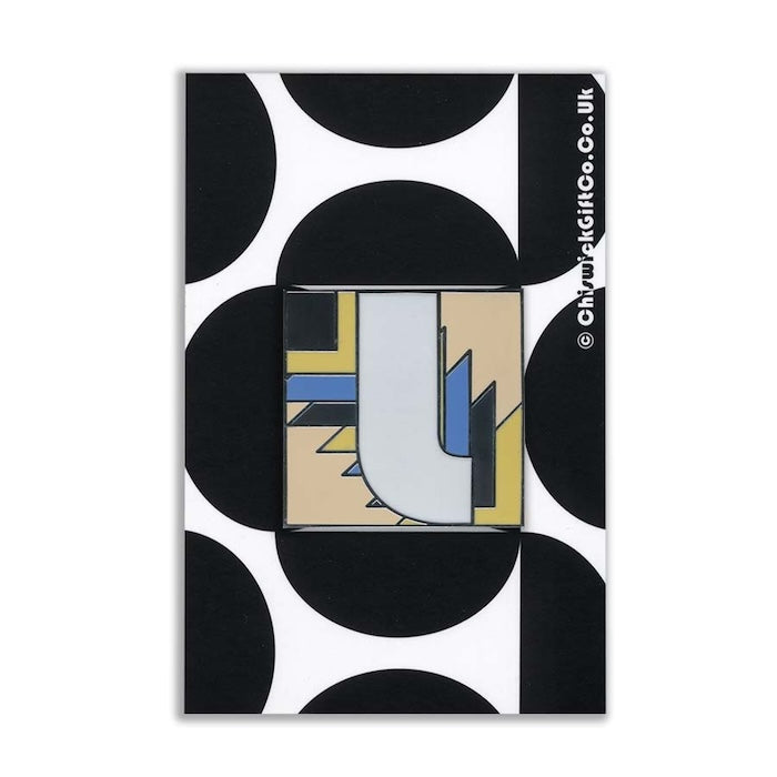 Initial L Enamel Pin