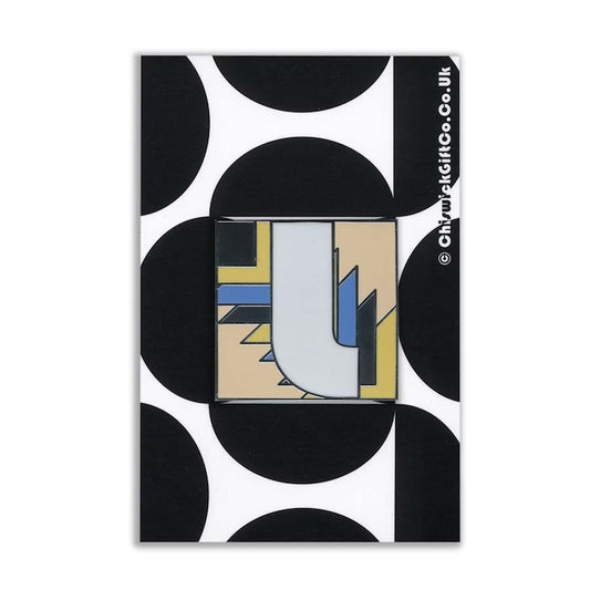 Initial L Enamel Pin