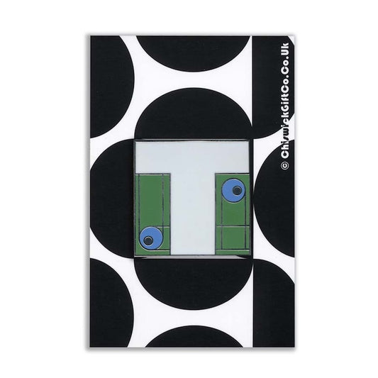 Initial T Enamel Pin