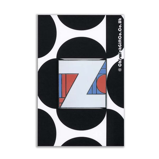 Initial Z Enamel Pin