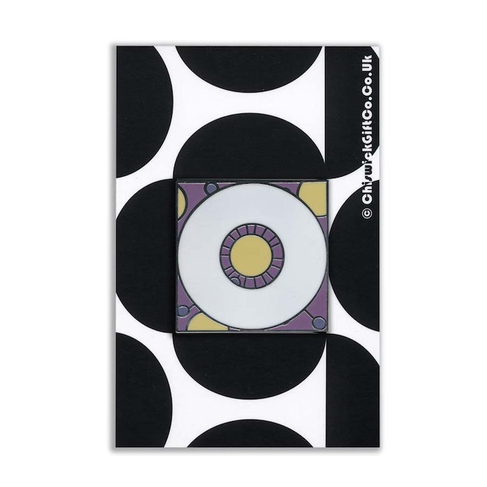 Initial O Enamel Pin