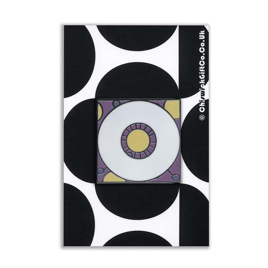 Initial O Enamel Pin