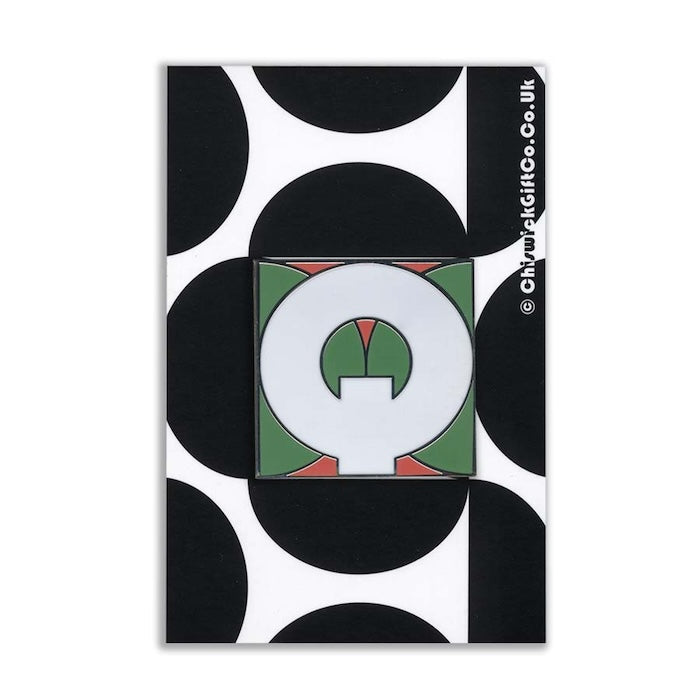 Initial Q Enamel Pin