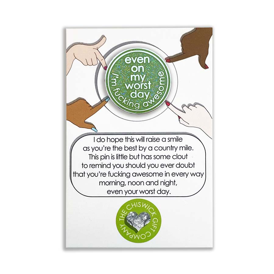 You Are Awesome Enamel Pin Badge