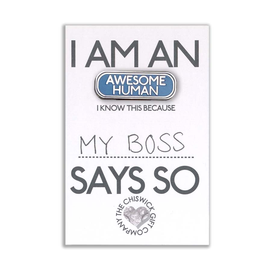Awesome Human Enamel Pin