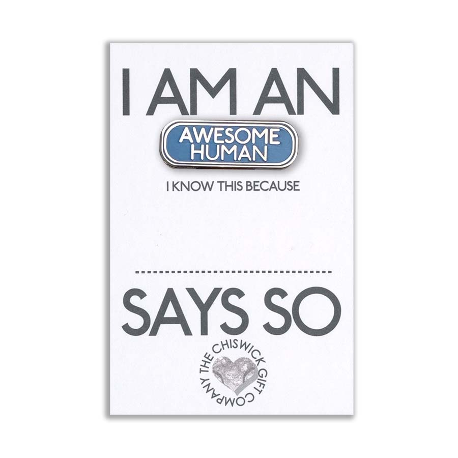 Awesome Human Enamel Pin
