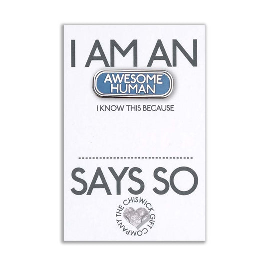 Awesome Human Enamel Pin