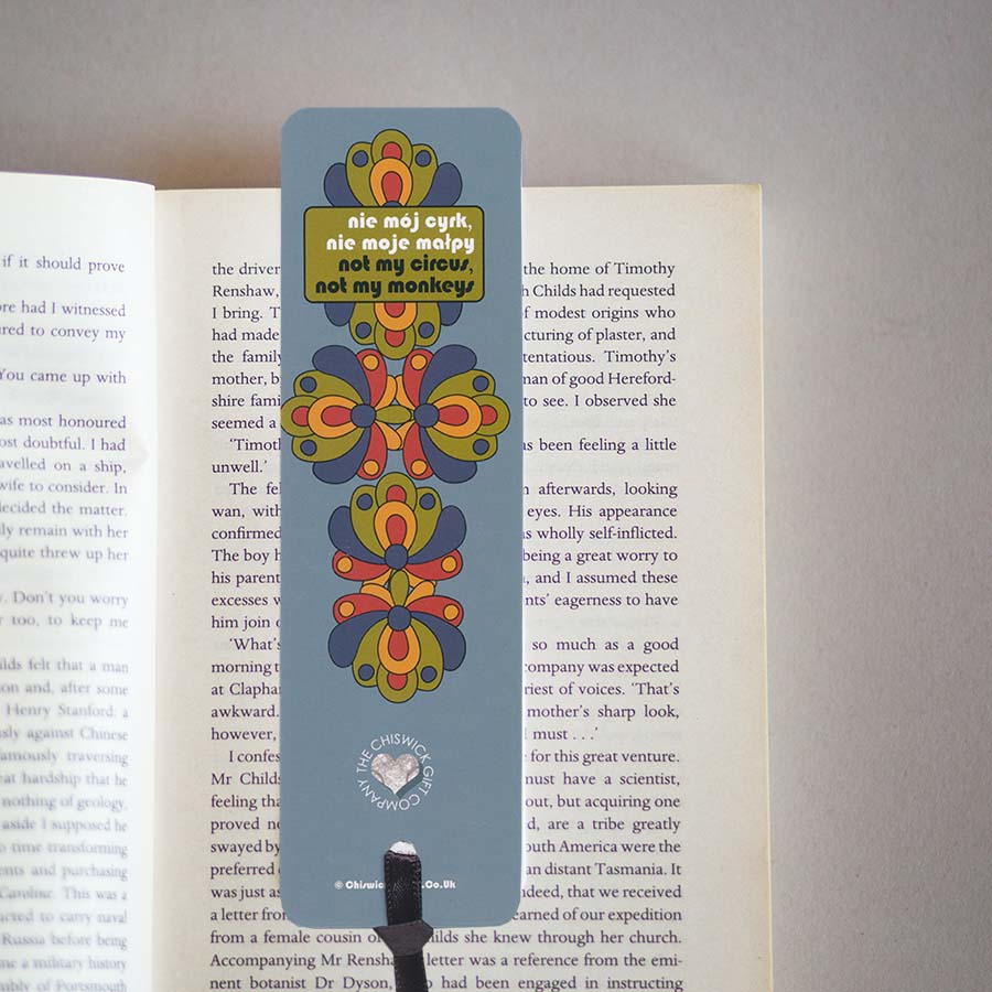 Set of Three Word Apothecary Bookmarks - Monkeys, Heart of Gold, Work Out