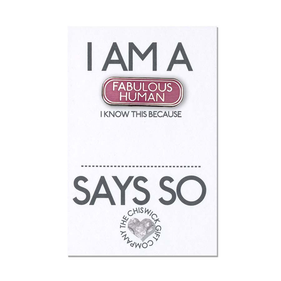 Fabulous Human Enamel Pin