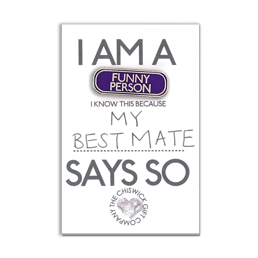 Funny Person Enamel Pin