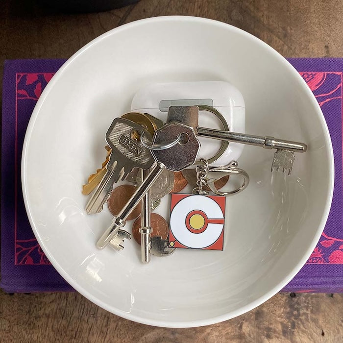 Initial C Keyring/Bag Charm