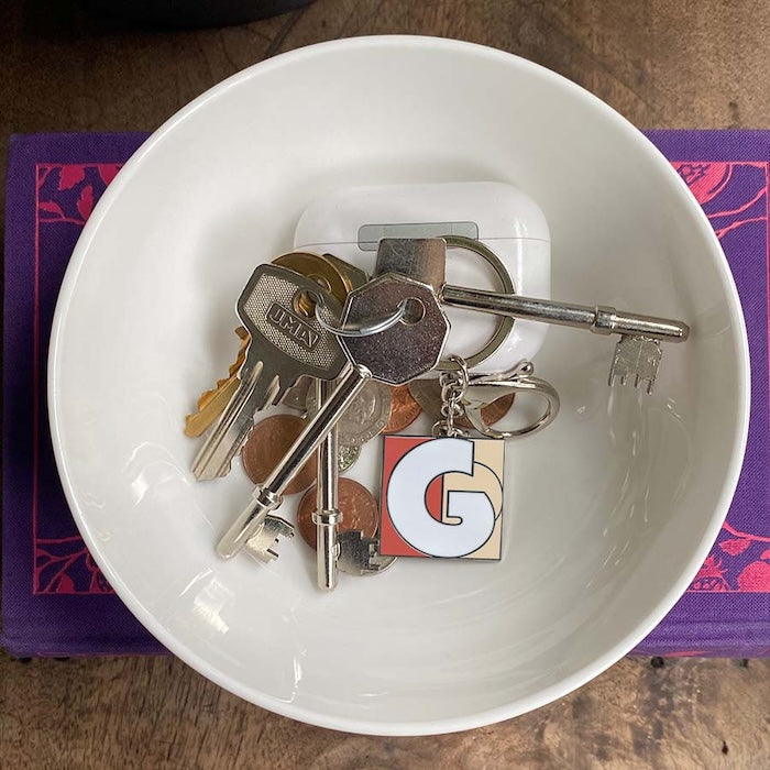 Initial G Keyring/Bag Charm