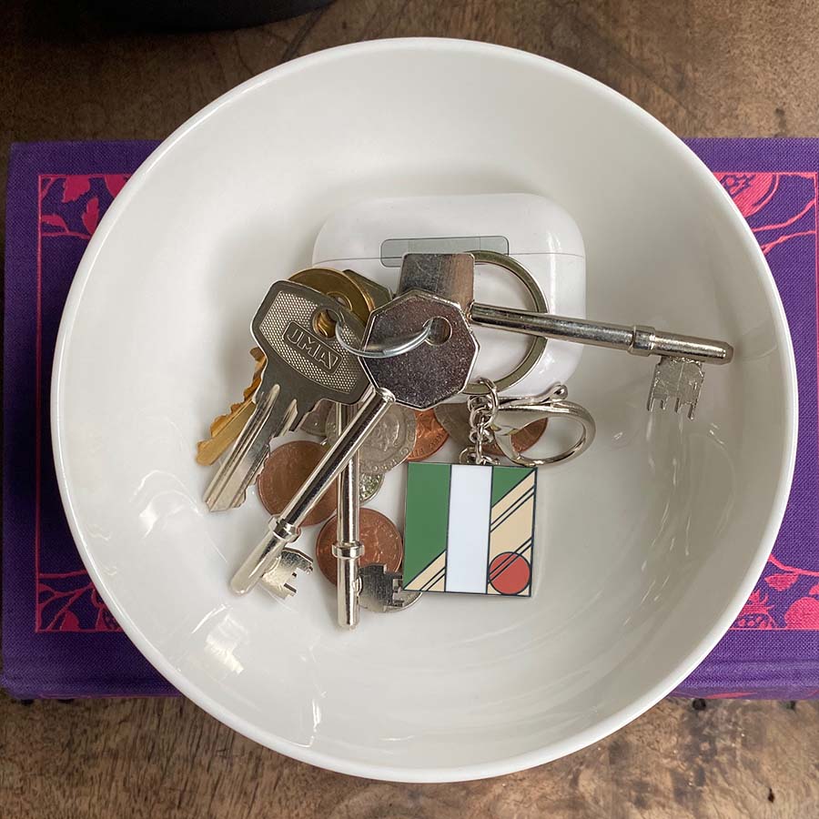 Initial I Keyring/Bag Charm