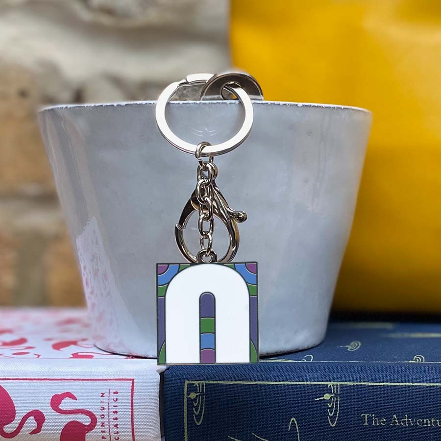Initial N Keyring/Bag Charm