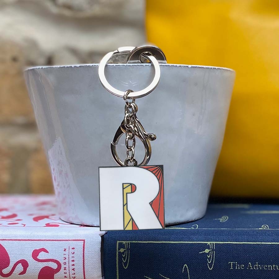 Initial R Keyring/Bag Charm