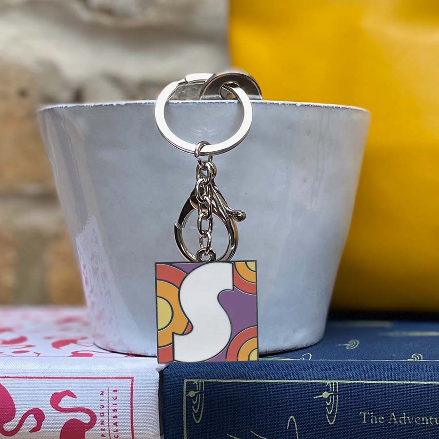 Initial S Keyring/Bag Charm