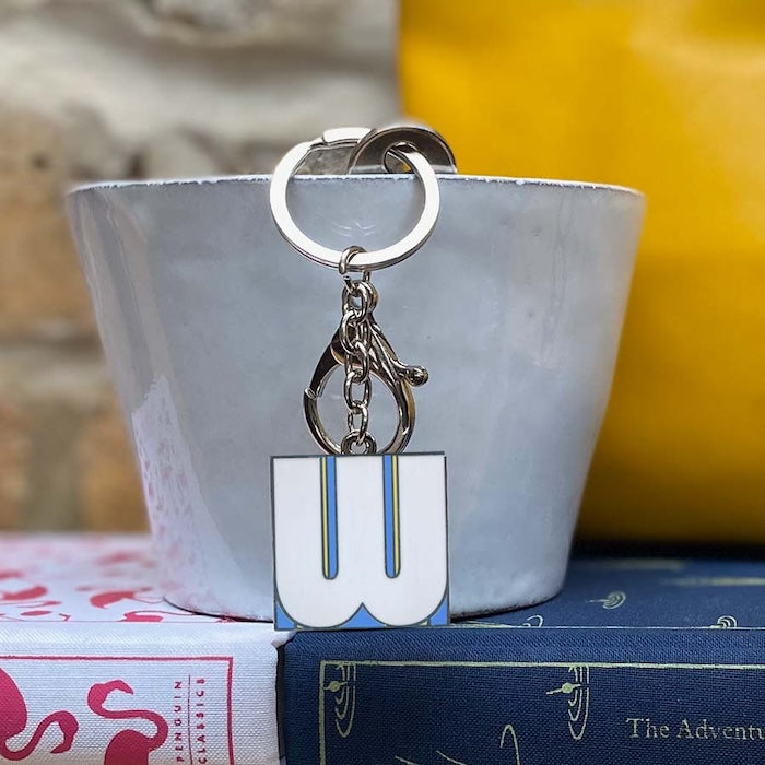 Initial W Keyring/Bag Charm