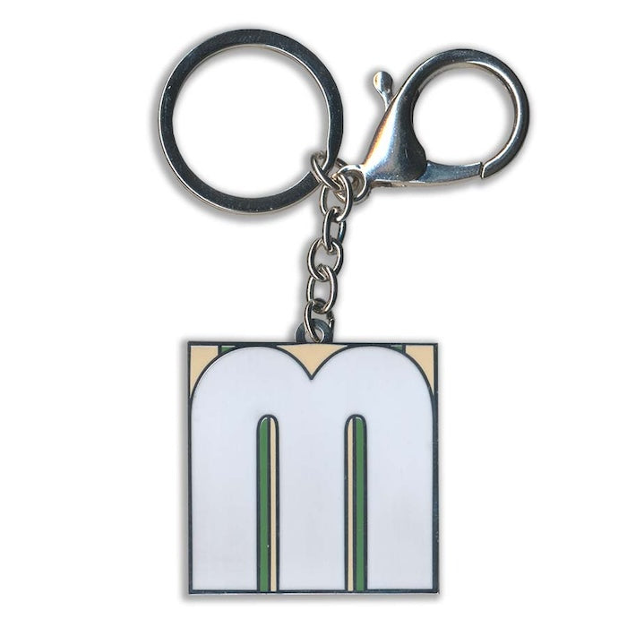 Initial M Keyring/Bag Charm