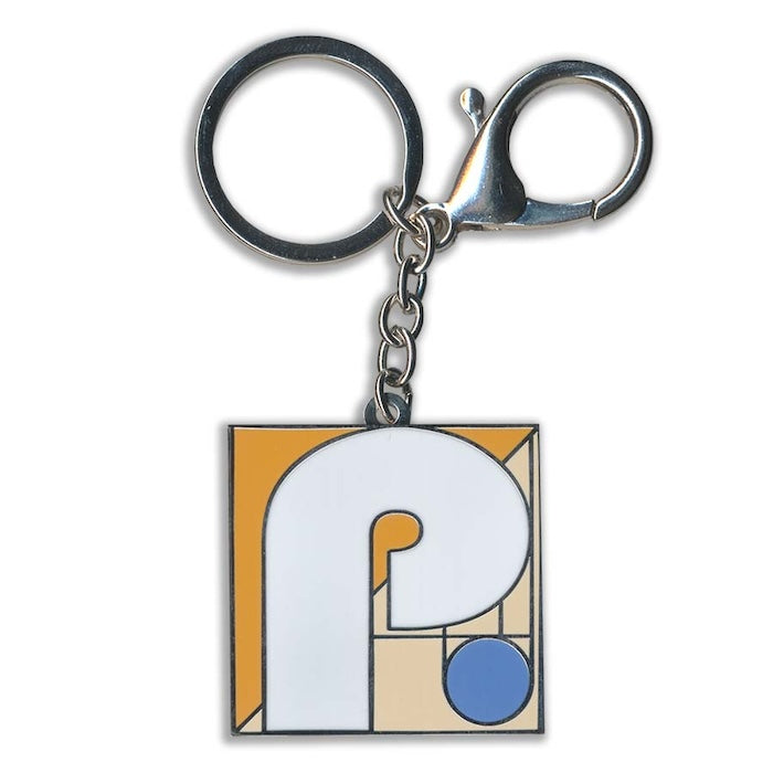 Initial P Keyring/Bag Charm