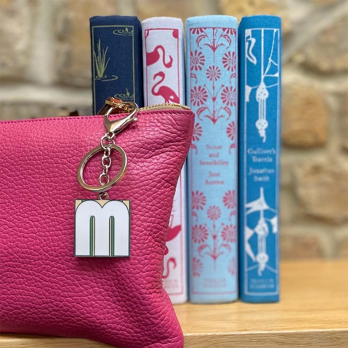 Initial M Keyring/Bag Charm