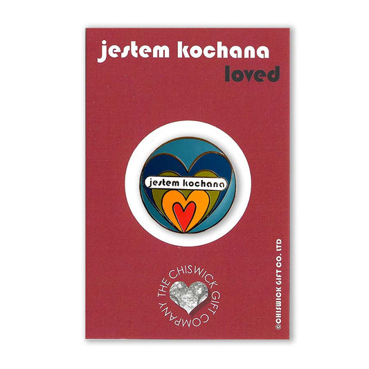 Loved (f) Polish Enamel Pin -  Jestem Kochana