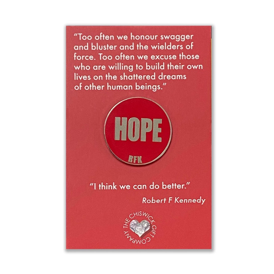 Peace Love Hope - Enamel Pin