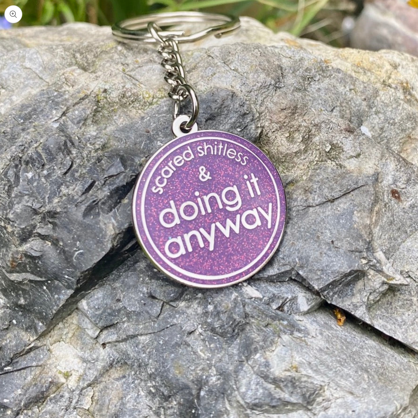 Scared Shitless & Doing it Anyway Keyring & Chocolate Gift Set