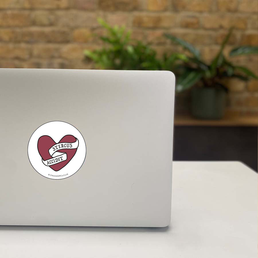 Shit Happens - Stercus Accidit Vinyl Sticker