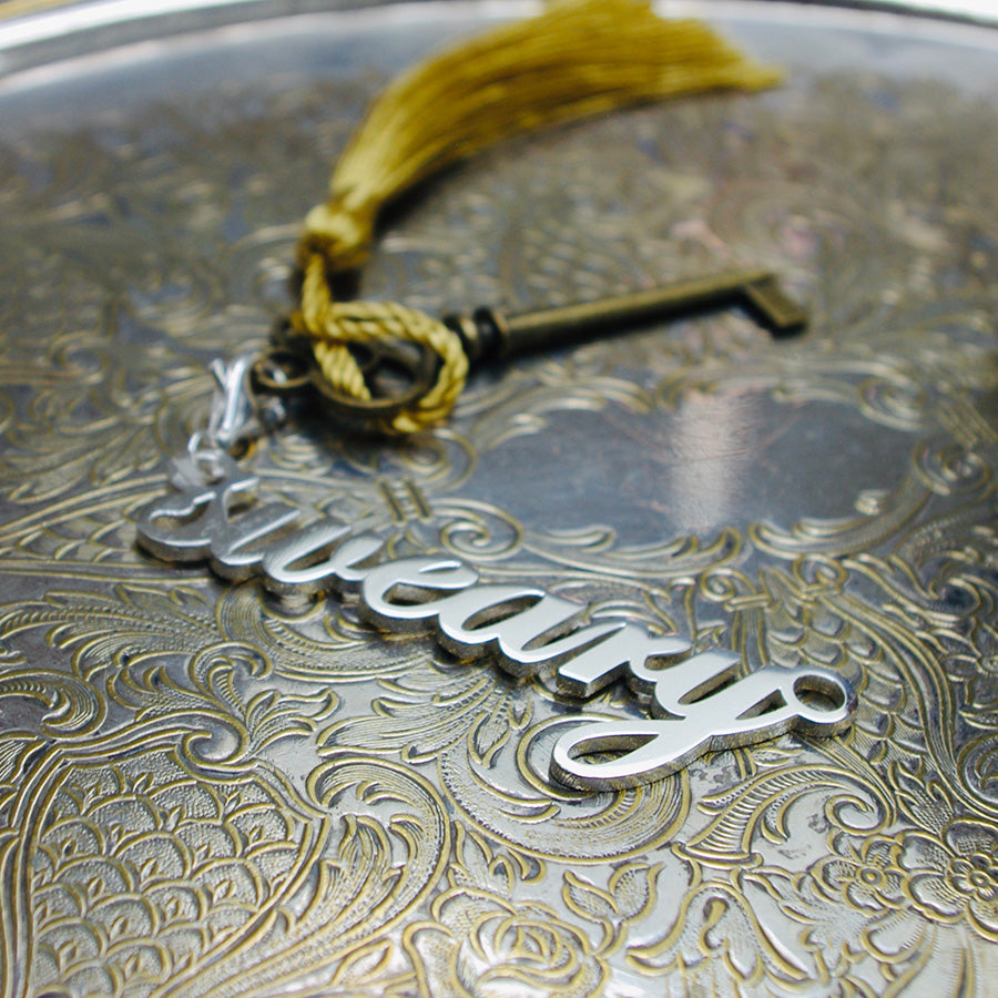 Sweary Solid Sterling Silver Pendant | Bag Charm