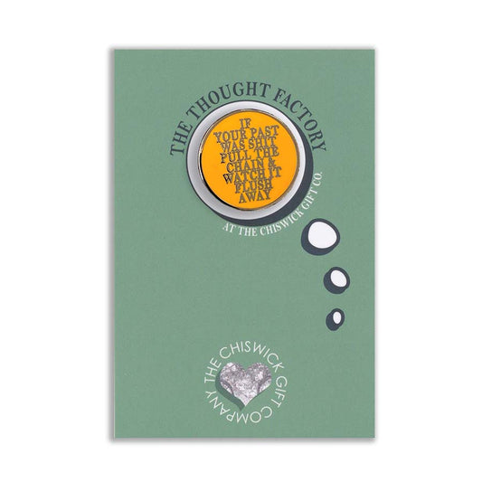 If Your Past Was Shit, Flush it Away Mini-Pin