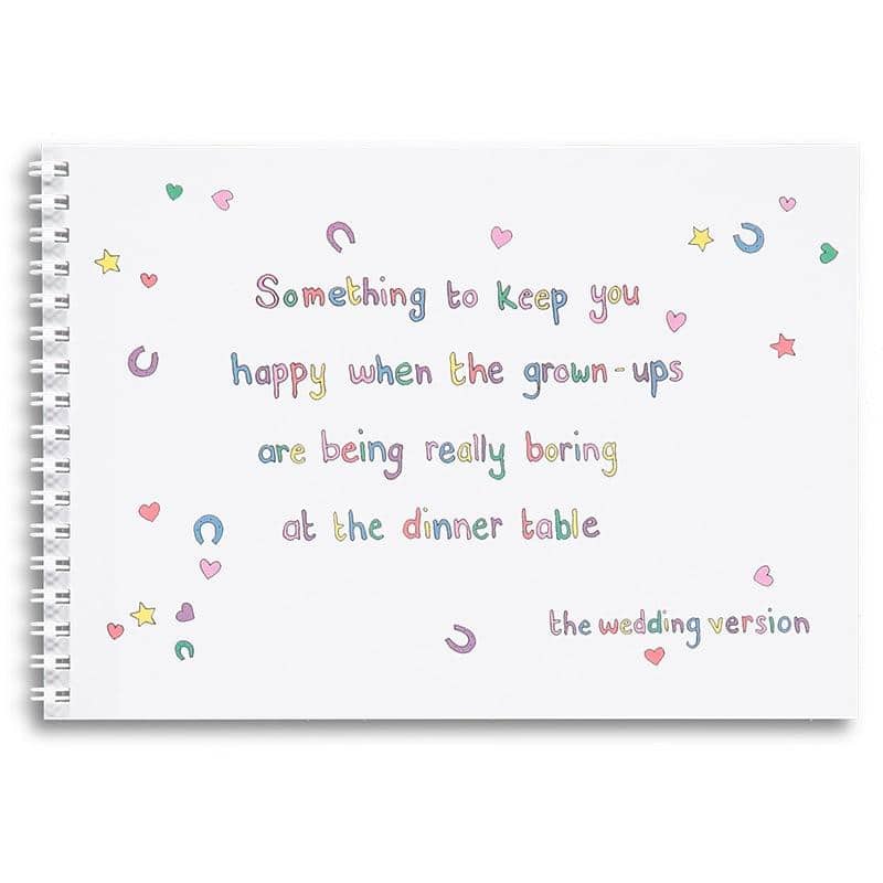 Wedding Activity Book For Children 3 For £15