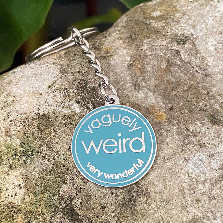 Vaguely Weird Very Wonderful Keyring