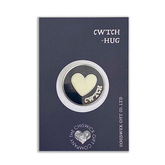 Welsh Pin - Cwtch - Hug