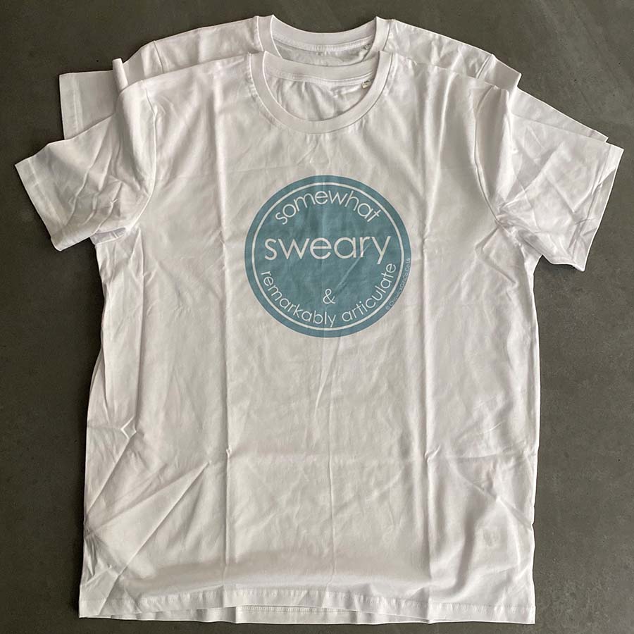 Judgy & Sweary Sample White Tees
