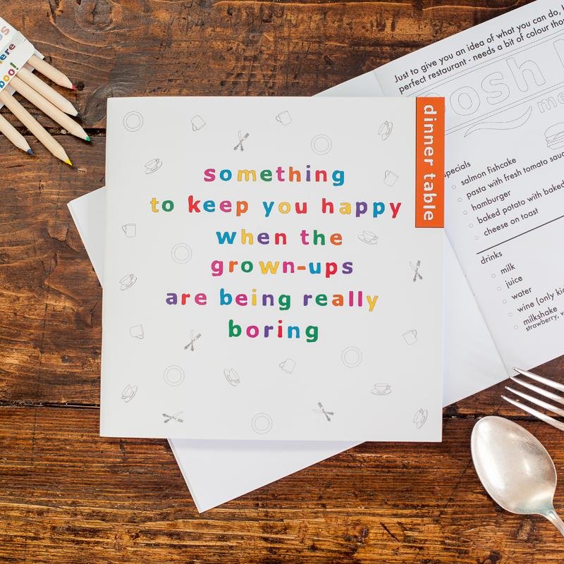 Something To Keep You Happy - Dinner Table Activity Book