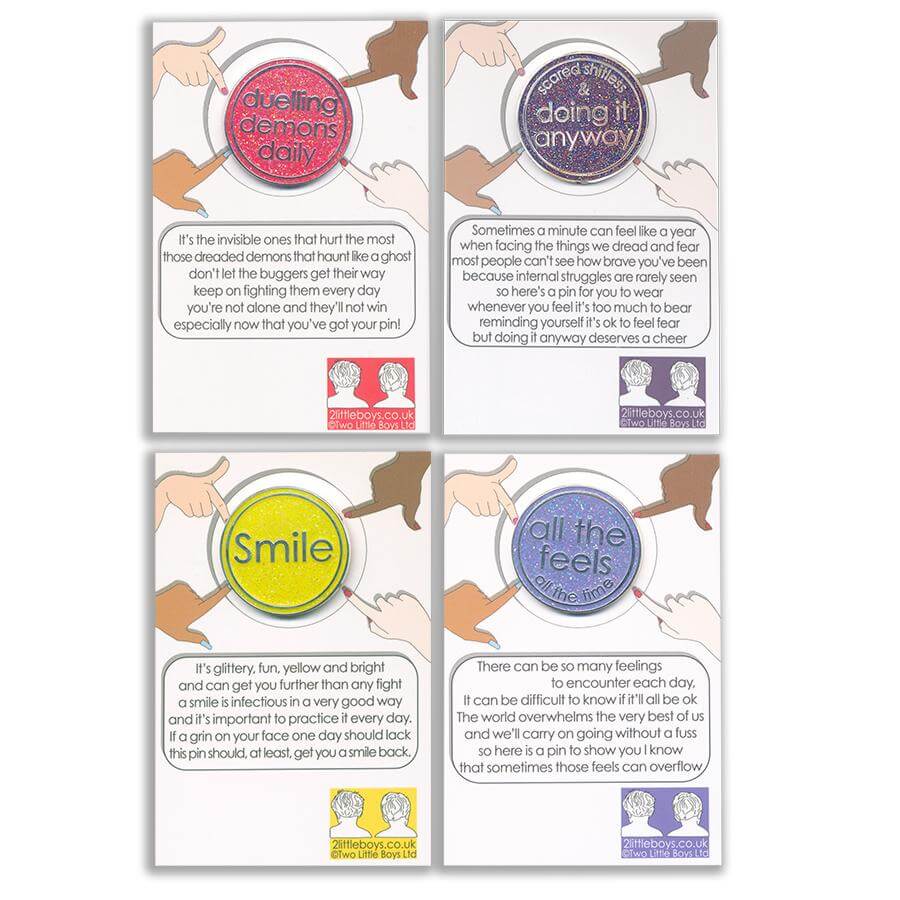 All New Glitters 4 Pins