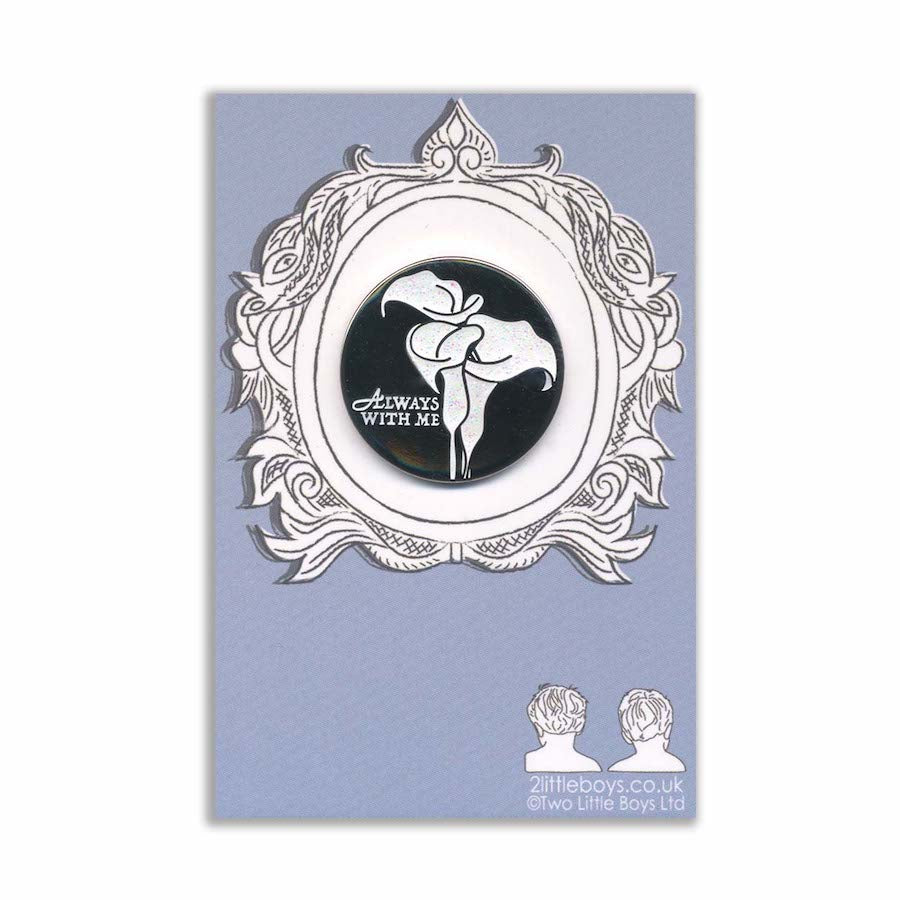 Always With Me Tattoo Motif - Enamel Memorial Pin