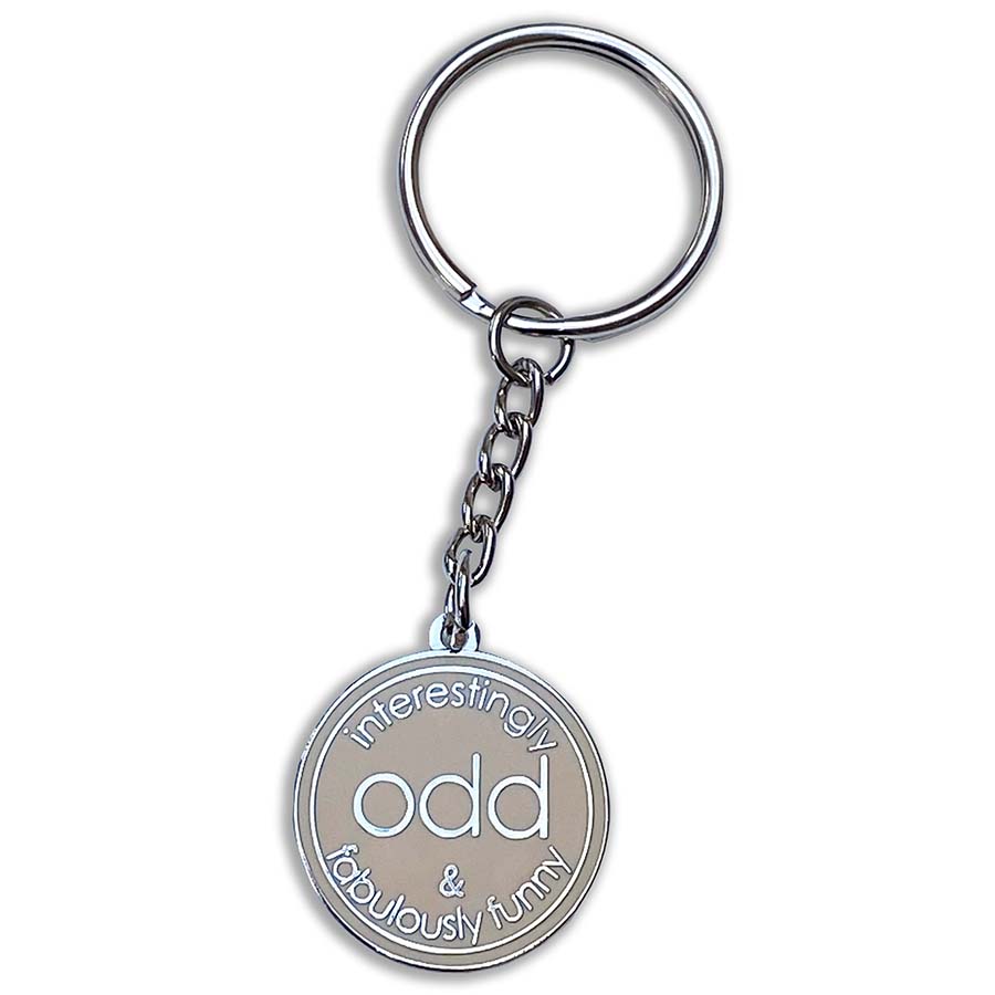 Interestingly Odd & Fabulously Funny - Mug with Keyring Gift Set