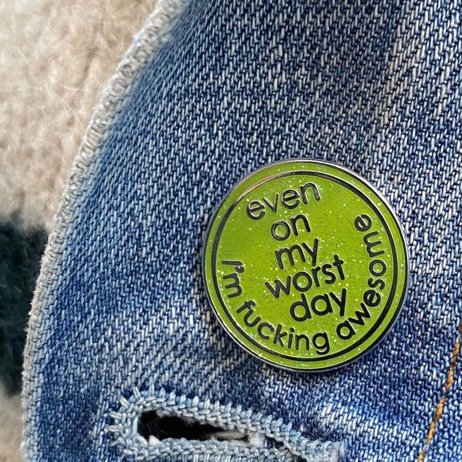 You Are Awesome Enamel Pin Badge