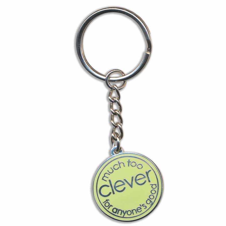 Much Too Clever for Anyone's Good - Mug with Keyring Gift Set